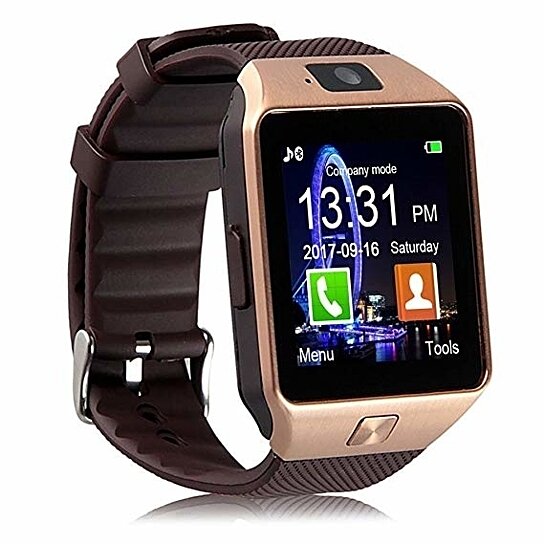 bluetooth smartwatch with camera & fitness tracker, multiple