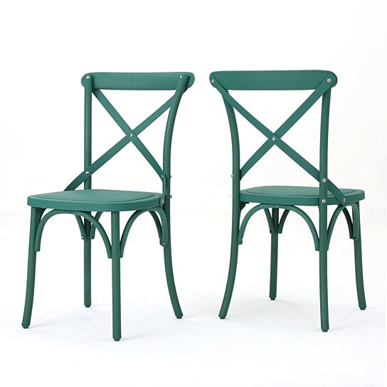 shiff farmhouse classical plastic nylon <strong>dining</strong> chairs, set of 2