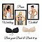 SALE - 2 Pack Black and Beige - Strapless Backless Push Up Reusable Self Adhesive Bra
