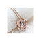 Crystal in a Rose Earrings, Necklace, and Ring in 18K Rose Gold or Platinum (Sold Separately)