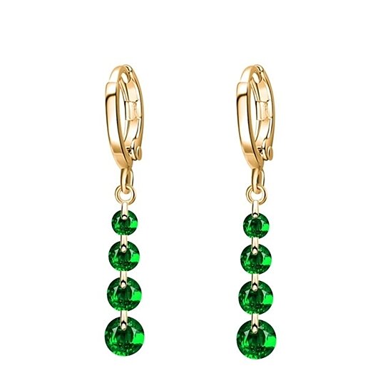 Sale Special: Four-Tiered Crystal Drop Earrings
