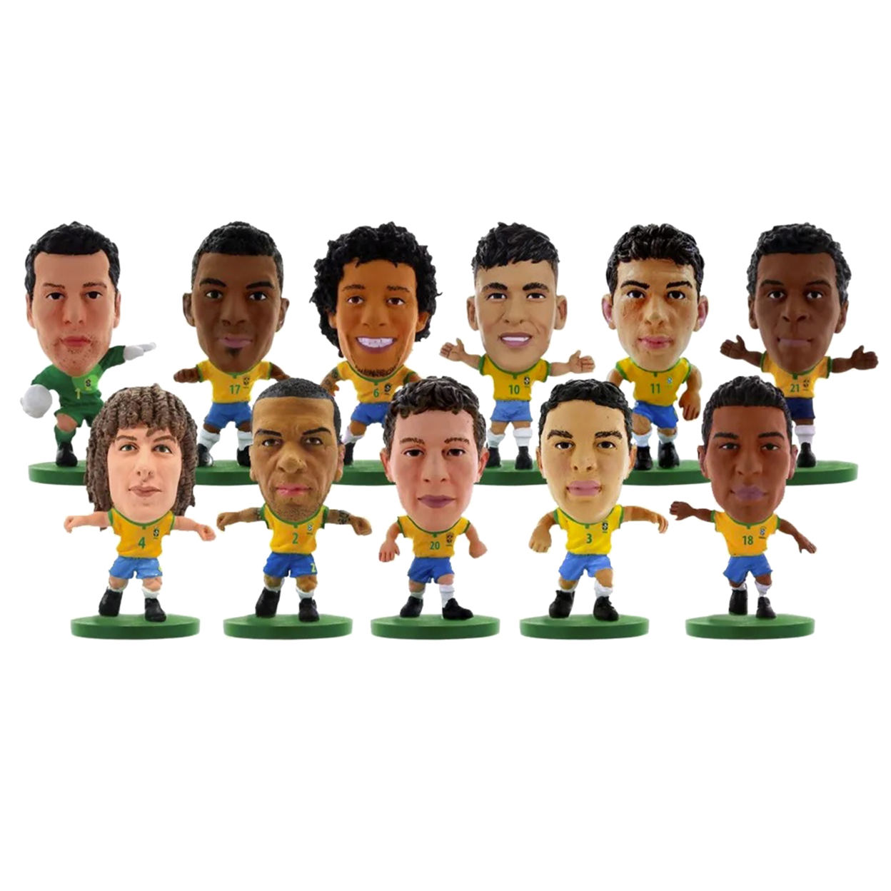 Brasil Soccerstarz Team Figures Pack Of Ebay