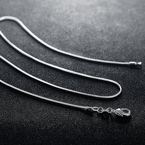 Buy One, Get One Free Italian-Made Silver Chains, Multiple Lengths