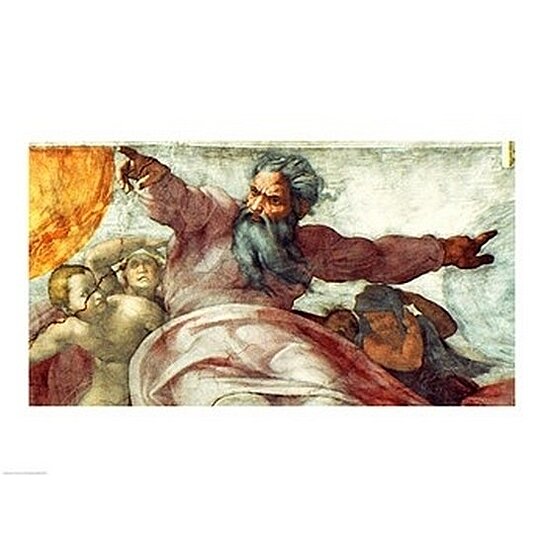 Buy Sistine Chapel Ceiling Creation Of The Sun And Moon 1508 12 Poster