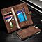 iPhone 7 Leather Wallet Case With Detachable Magnetic Close And Multiple Pockets