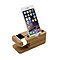 Docking and Charging Station in Natural Wood for iPhone and iWatch