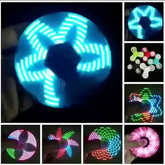 LED Gizmo Spinner With 18 Different LED Patterns In A Single Spinner