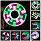 LED Gizmo Spinner With 18 Different LED Patterns In A Single Spinner