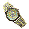 Pretty Patterns Watch With Henna Style Belt And Mandala Dial