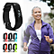 HealthSmart Fitness Band Measure Heart Rate, Blood Pressure, Sleep/Step Activity, Calories Burned And More