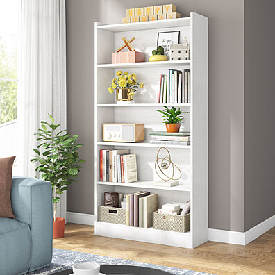 70.9 Inch Tall Narrow Bookcace, 6 Tier Open Bookshelf - On Sale