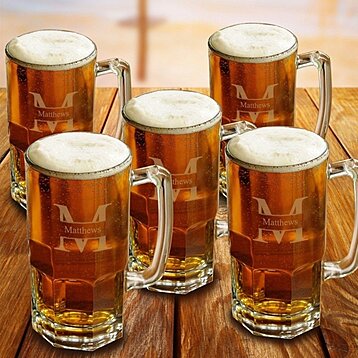 Personalized beer set- great Wedding party gift