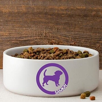 Personalized Large Dog Food Bowls - Dog Breeds