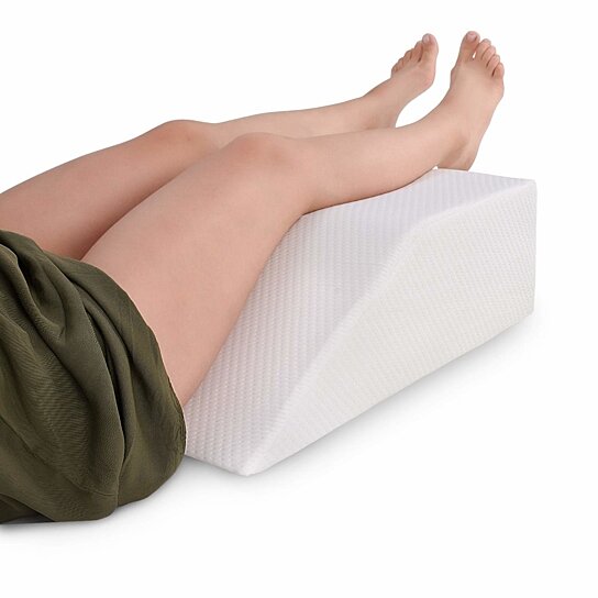 Buy Abco Tech Elevating Leg Rest Memory Foam Pillow Reduce Back Pain Hip Pain Knee Pain Breathable Washable Cover 8 Inch Wedge White By Abcotech On Opensky