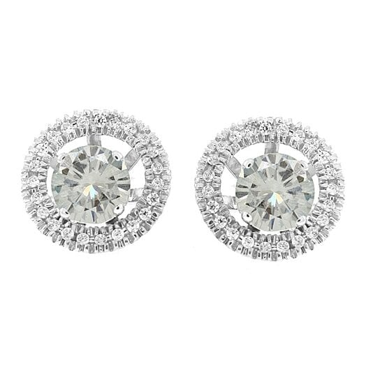 moissanite earring jackets