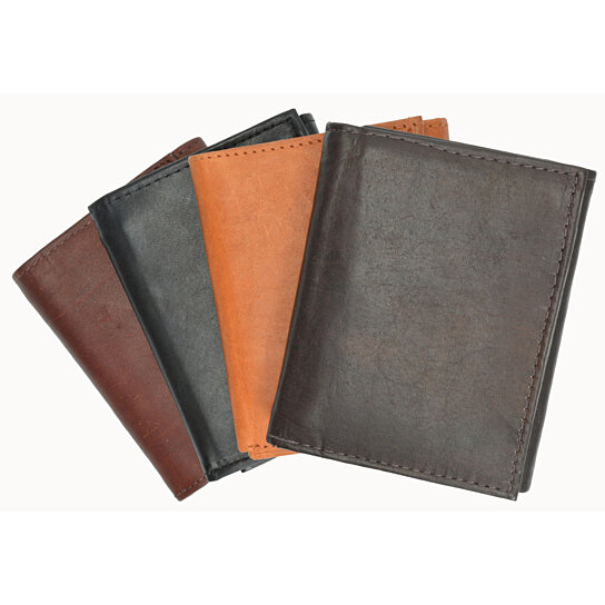 Buy Mens Trifold Leather Wallet RFID Blocking by AFONiE on OpenSky