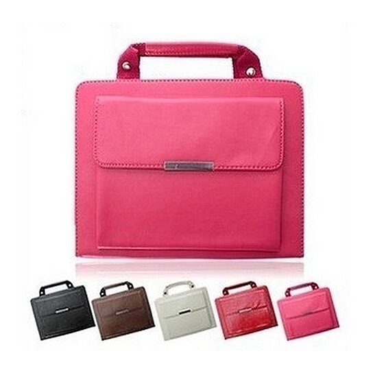 Leather Handbag Case for Ipads 2, 3, 4  in 5 Colors