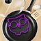 Set of 2 Funny  Skull and Owl Egg/Cookies Molds