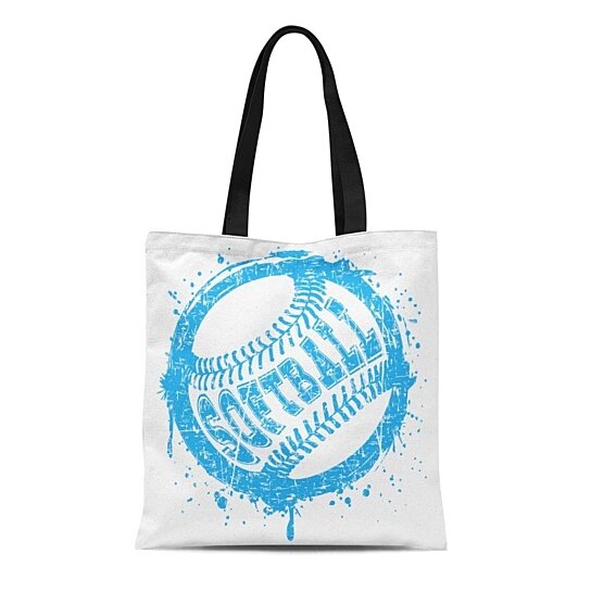 teal softball bag