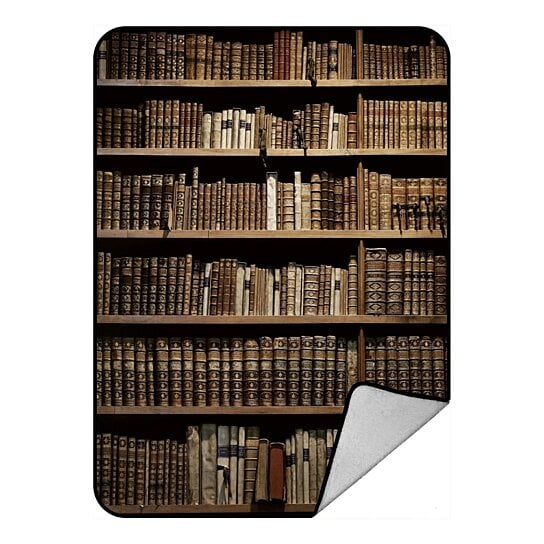 Buy Educational Blanket Old Library Books Bookshelf Fleece Blanket Throw Blanket 58x80inches By Ann Pekin Pekin On Dot Bo