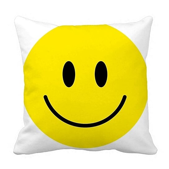 smiley pillow