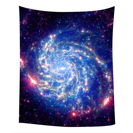 60Wx40H Inches HVEST Nebula Space Tapestry Galaxy Tapestry Wall Hanging Starry Sky Stars Universe Scene Tapestry Wall Hanging for Bedroom Living Room Dorm Wall Decor 