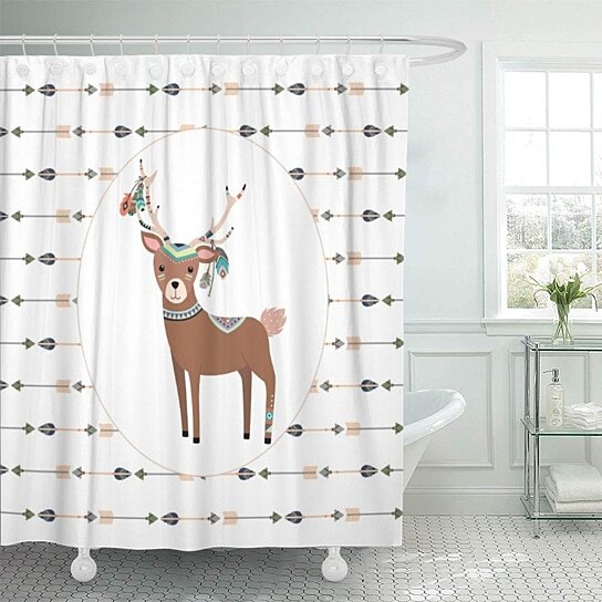 reindeer bathroom decor