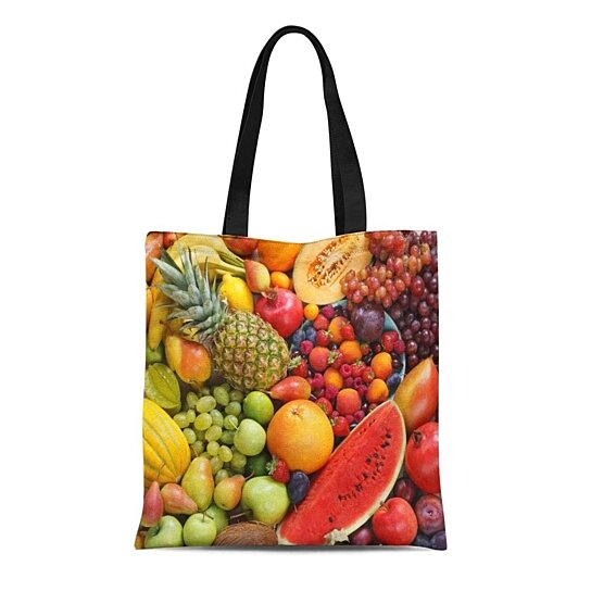 canvas grocery shopping bags