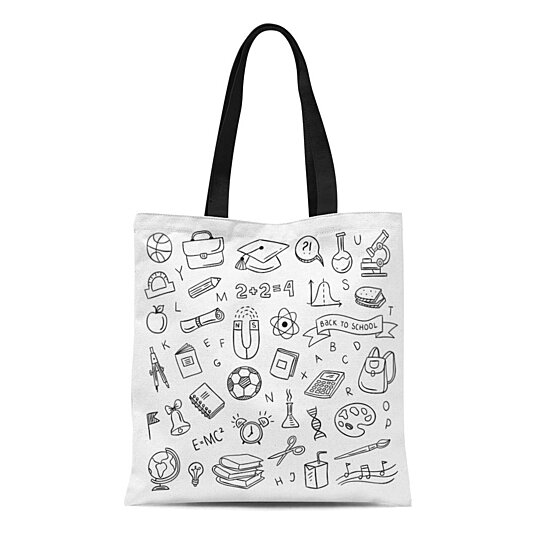 canvas tote bag clipart