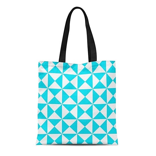 geometric triangle bag