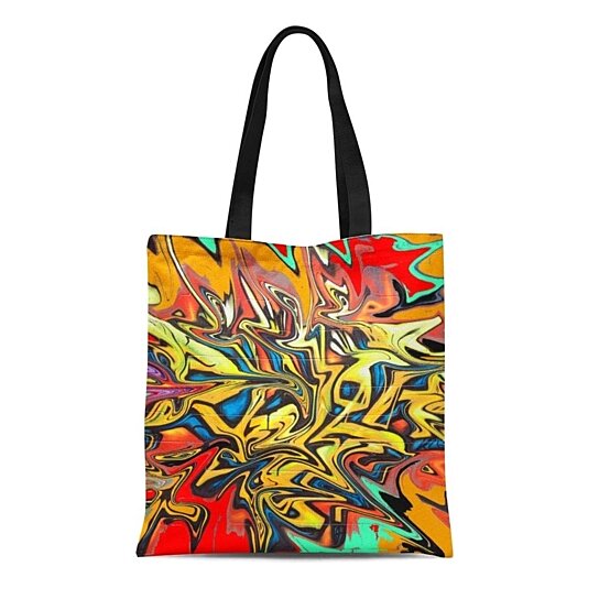 Buy Canvas Tote Bag Street Graffiti Urban Spray Painting Paint Aerosol ...