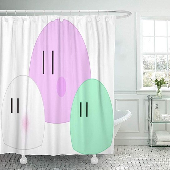 Buy Green Dumpling Dango Sweet Kawaii Desert Cartoon Anime Cute Bathroom Decor Bath Shower Curtain 66x72 Inch By Wallis Flora On Opensky