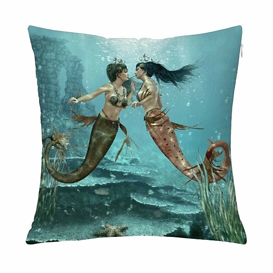 mermaid pillow covers