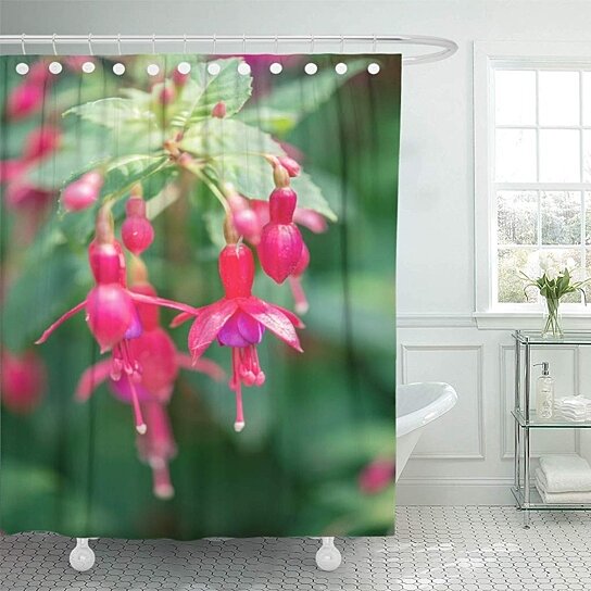 fuschia bathroom set