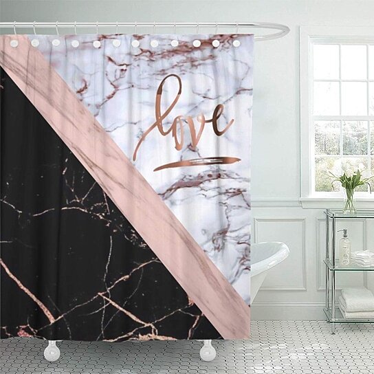 pink bathroom sets shower curtains