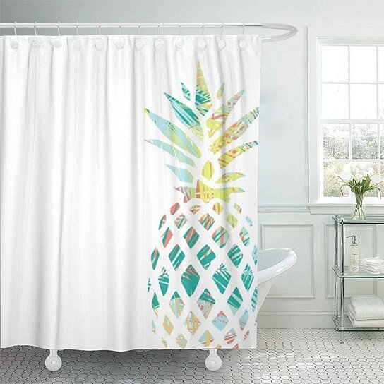 pineapple bathroom decor