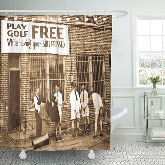 golf decor for bathroom