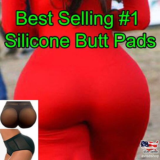 FEESHOW Women Reusable Butt Pads Removable Fake Butt Lifter Shapewear Padded Hip Enhancer Sponge Pads