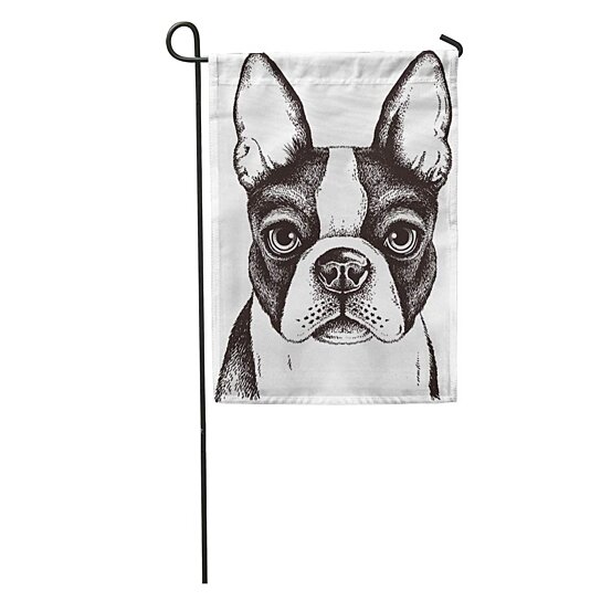 Buy Black And Sketch Of Fawn Boston Terrier Face Dog Puppy Cute Garden Flag Decorative Flag House Banner 28x40 Inch By Andrea Marcias On Dot Bo I love boston terrier premium vector. black and sketch of fawn boston terrier face dog puppy cute garden flag decorative flag house banner 28x40 inch