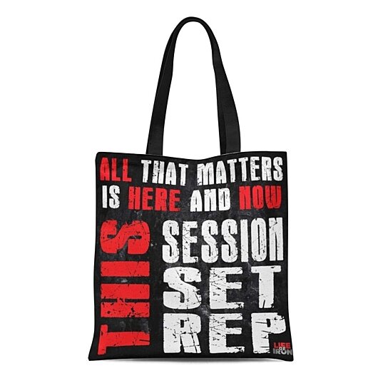 fitness tote bag