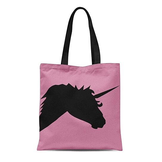 Buy Canvas Tote Bag Nigh Gothic Unicorn Goth Dark Brooding Emo Screamo Nose Reusable Handbag Shoulder Grocery Shopping Bags By Andrea Marcias On Dot Bo