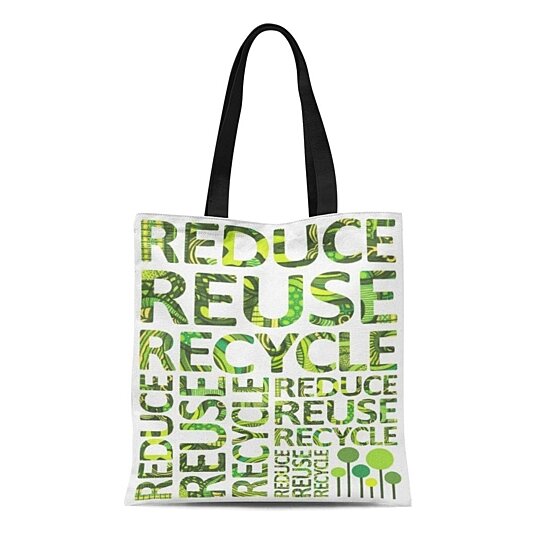 the recycled life tote bag