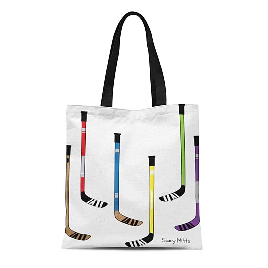 hockey tote bag