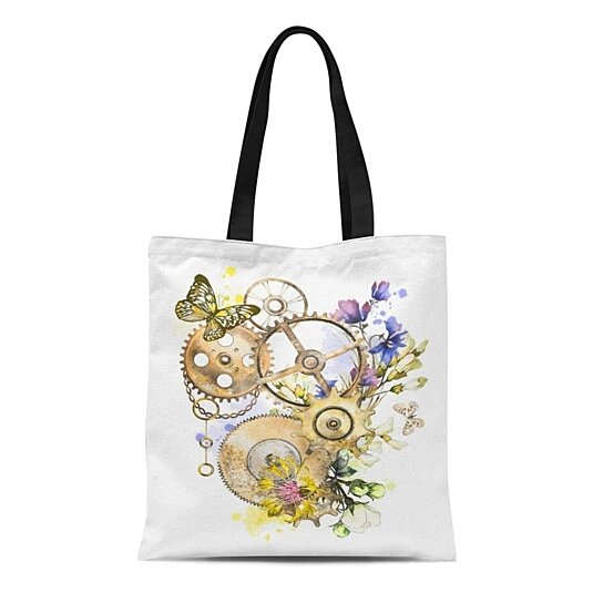 butterfly shopping bag