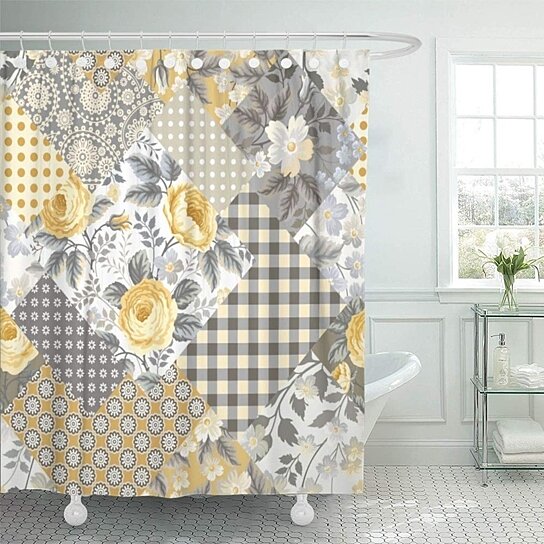 fall shower curtains and bathroom accessories