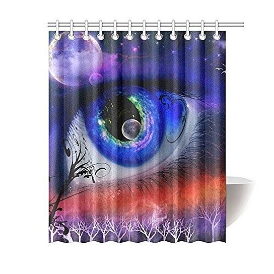 Buy Eye Moon Fantasy Landscapeshower Curtain Bathroom Decor 66x72 Inch By Andrea Marcias On Dot Bo