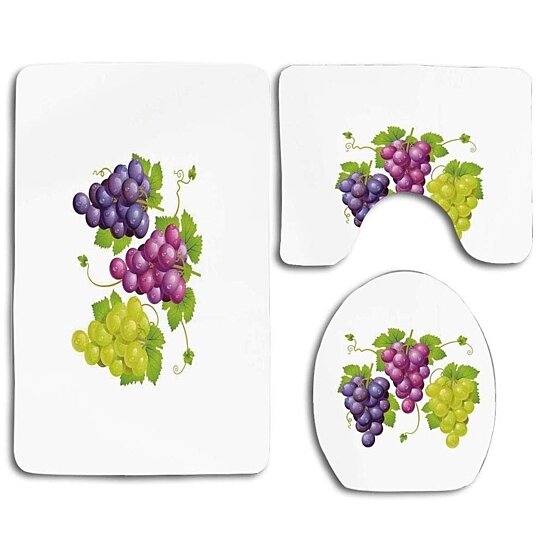 grape bathroom rugs