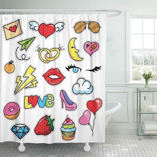 cute cheap shower curtains