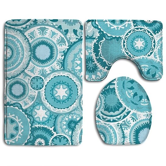 dark turquoise bathroom rugs