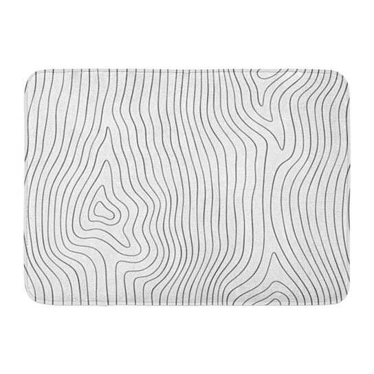 Buy Timber Wooden Pattern Wood Grain Dense Lines Abstract Outline Tree Simple Doormat Floor Rug Bath Mat 23 6x15 7 Inch By Andrea Marcias On Dot Bo